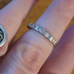 Sterling silver band ring